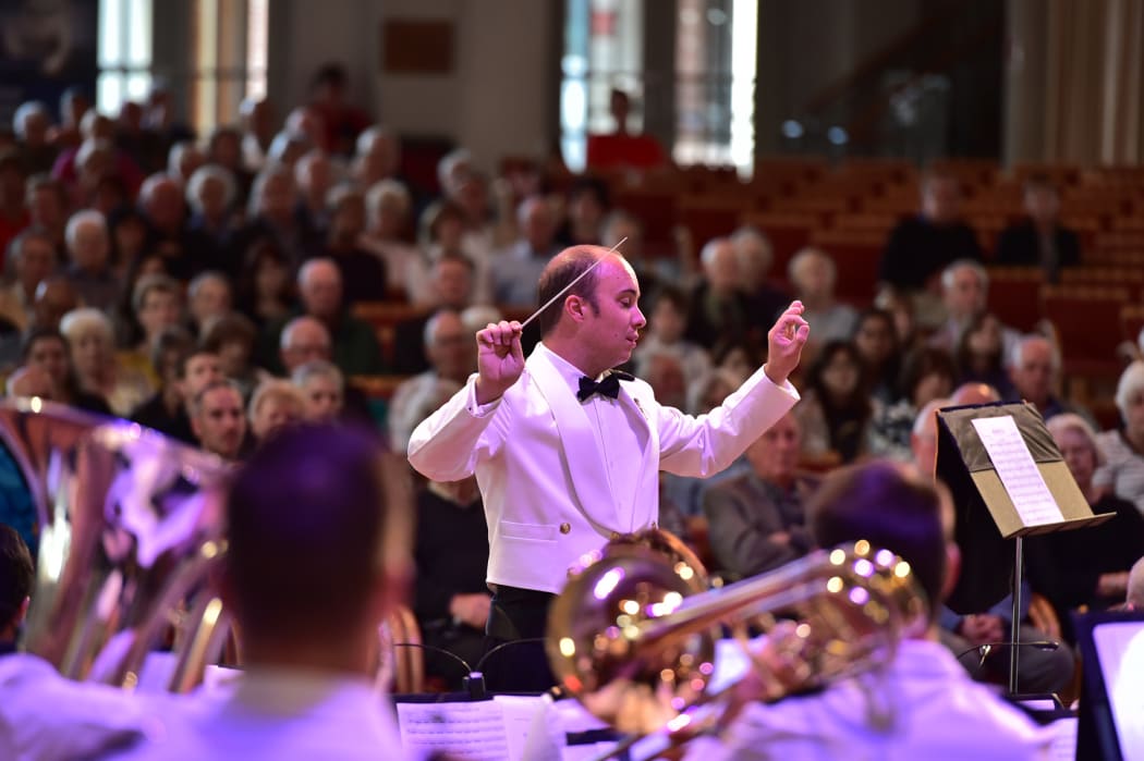 Colin Clark conductor Royal New Zealand Navy Band