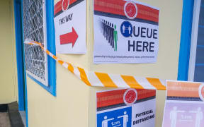 Election signage at the Solomon Islands Electoral Commission office at Vavaya Ridge, Honiara.
