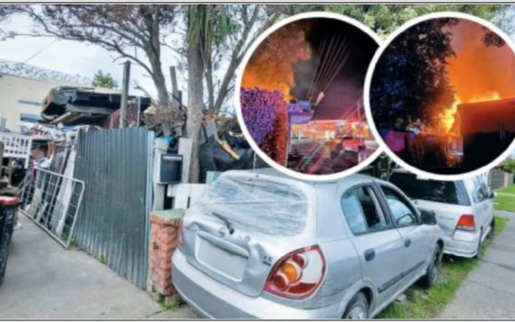 A Frederick St home drew 19 complaints in the year before the pile of goods around it caught fire