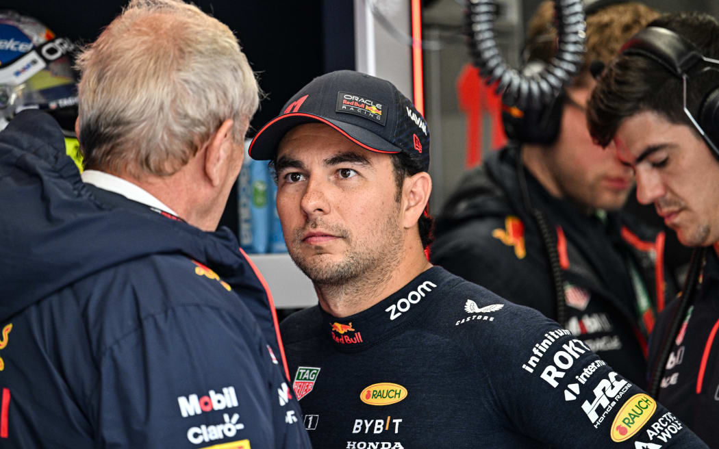 Red Bull driver Sergio Perez