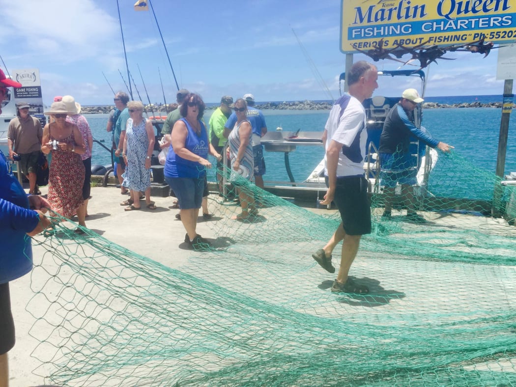 Cook Islands authorities say giant fishing net could have posed a