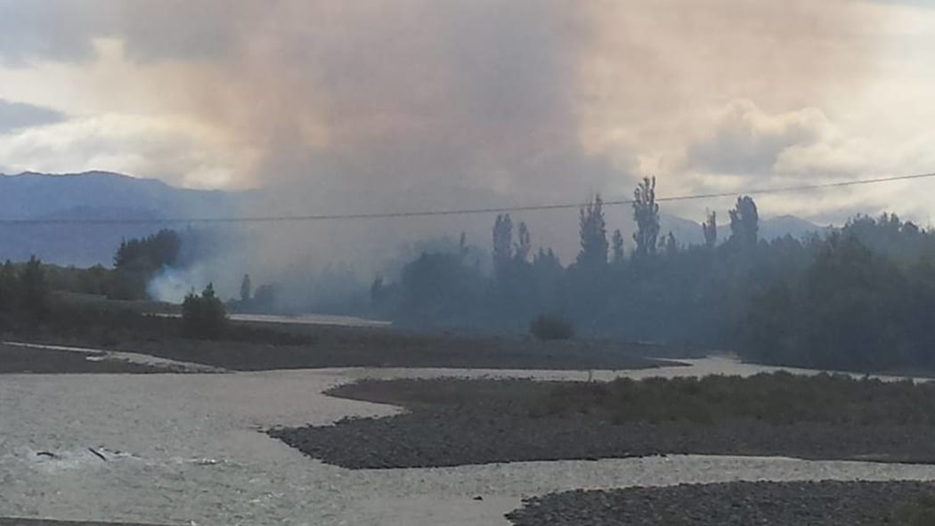 The 30 hectare blaze at Balmoral Forest.