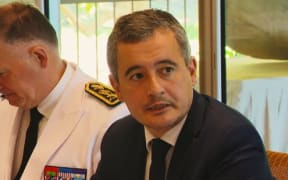 French Home Affairs and Overseas minister Gérald Darmanin in Nouméa in November 2023.