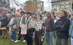 Trans protest Dunedin
