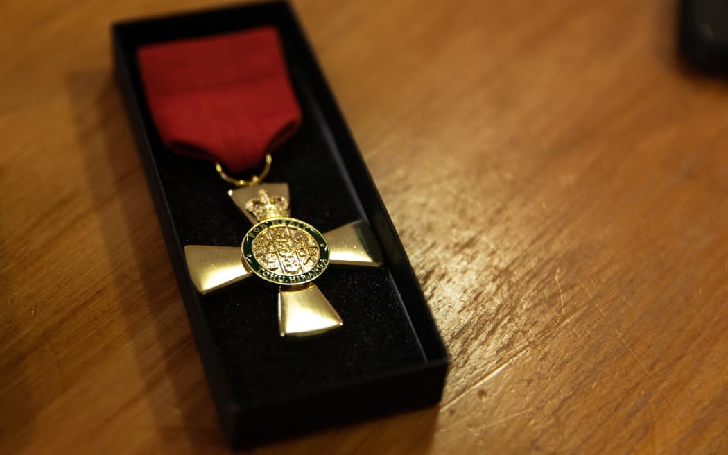 David Burton's replica medal