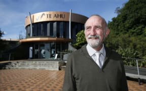 Far North Mayor John Carter outside Kaitāia's Te Ahu centre.