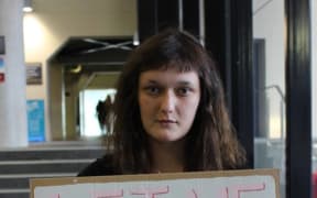 A photo of Madeleine Ashton-Martyn at the Let Me Go home march in May