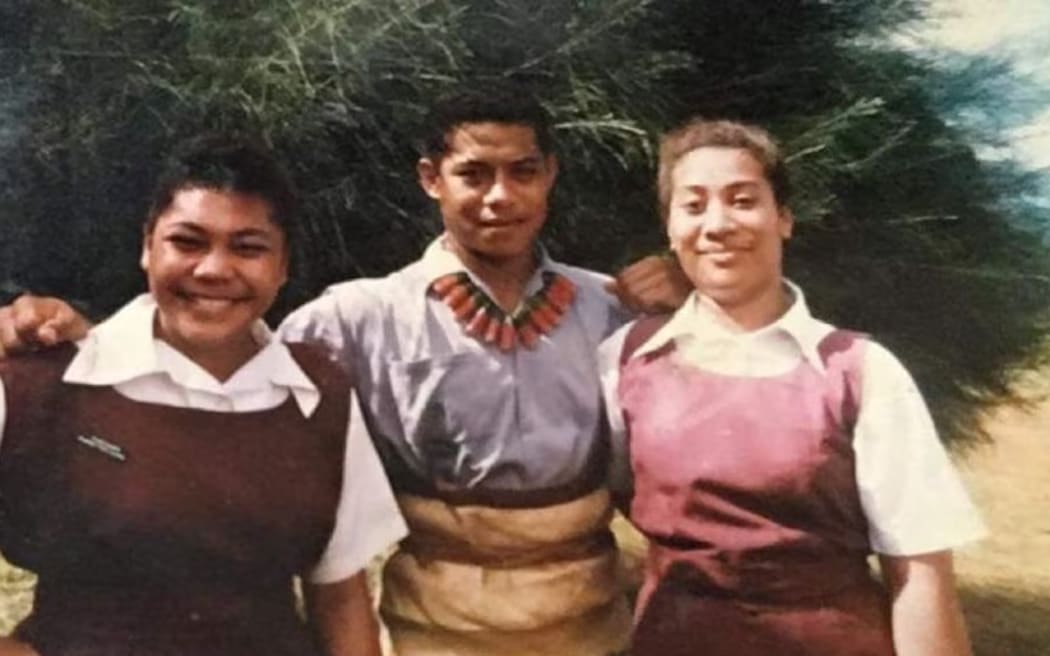 Dr Tuipulotu with her best friends in high school.