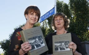 23042015 News photo: Martin de Ruyter/Fairfax NZ

Authors Karen Stade, left and Karen Price with their book Pasta, Prayers & Promise the story of Nelson's Italian Community.