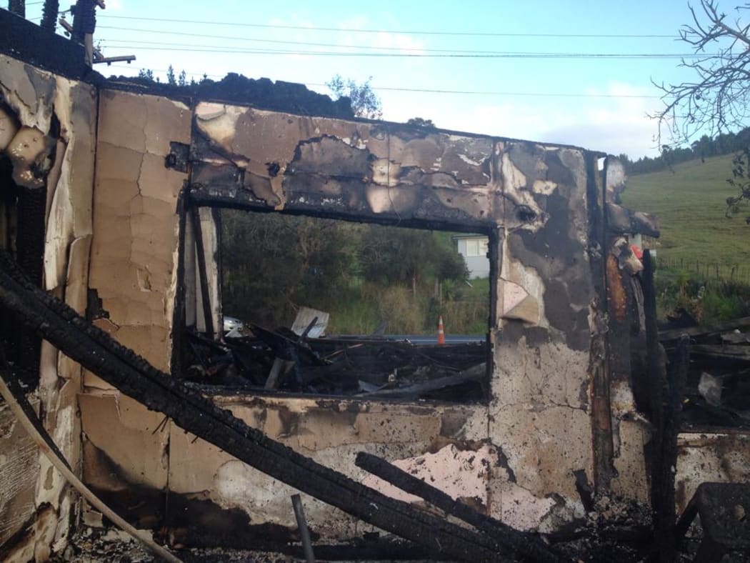 Part of the station razed in the fire
