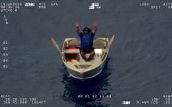 A Royal New Zealand Air Force Poseidon crew has found a solo fisherman missing for a week in the northern Cook Islands.
The missing Cook Islands fisherman was able to wave to the crew of the P-8A after they found him west of Pukapuka Island.