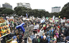 Teachers strike in Wellignton