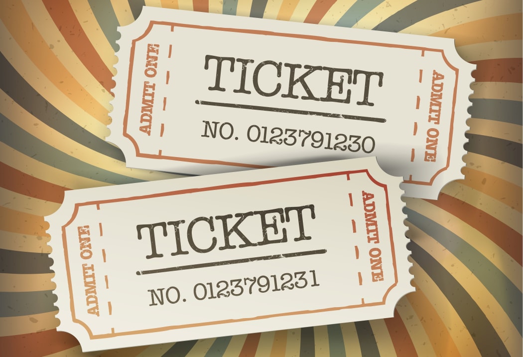 Two cinema tickets