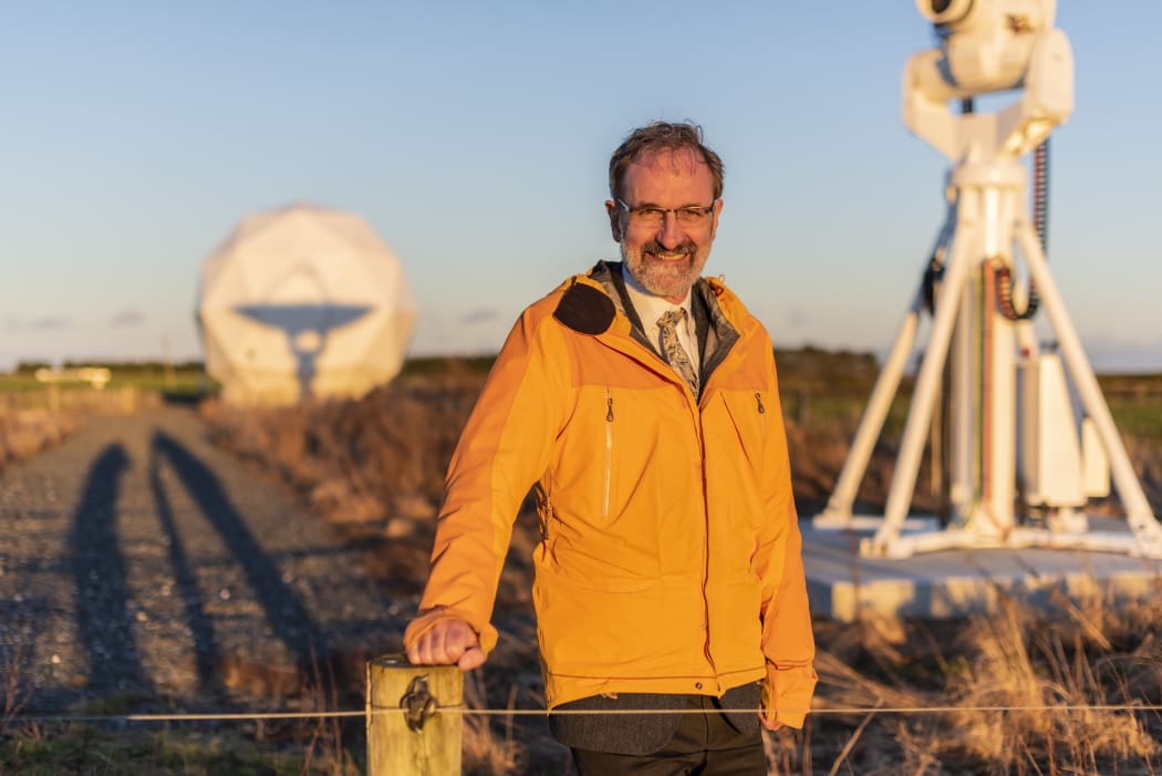 Robin McNeill at Awarua Satellite Ground Station