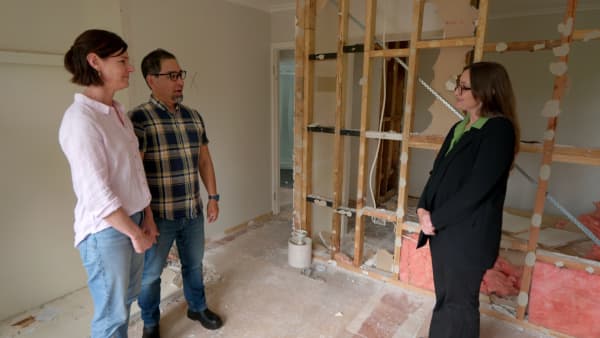 A scene from Love It Or List It NZ.