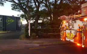 At least 18 crews were called to the blaze at the AKZONobel and AA Insurance warehouse on Rosebank Road in Avondale, Auckland.