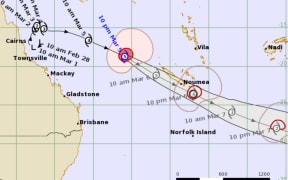 Tropical Cyclone Niran, a category five tropical storm