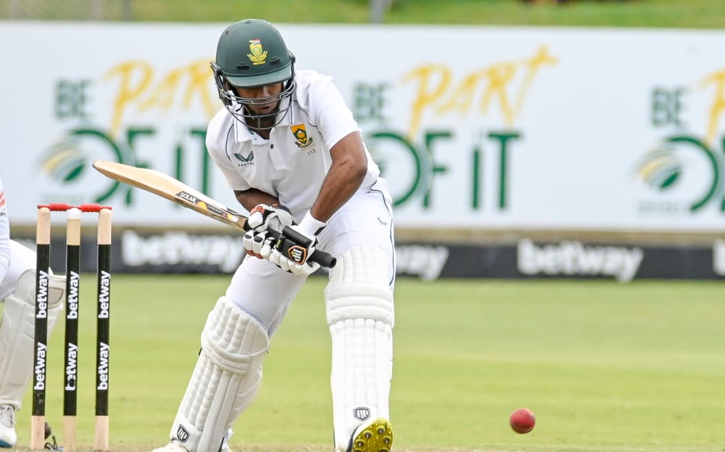 Keegan Petersen of the Proteas during the 2022 Test match between South Africa and Bangladesh