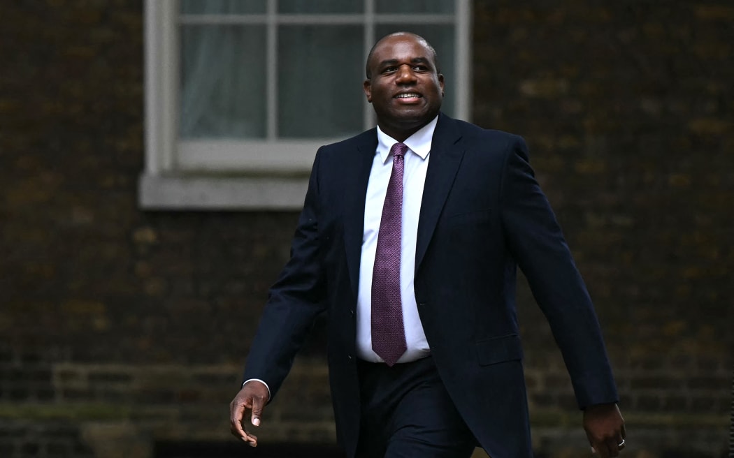 Labour Party politician David Lammy arrives in Downing Street in London on July 5, 2024 as cabinet appointments are due to be made, a day after Britain held a general election. Keir Starmer promised to "rebuild Britain" as he took office as the UK's new prime minister following his centre-left Labour party's landslide general election victory that ended 14 years of Conservative rule. (Photo by Paul ELLIS / AFP)