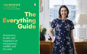 Niki Bezzant and the cover of her book 'The Everything Guide'