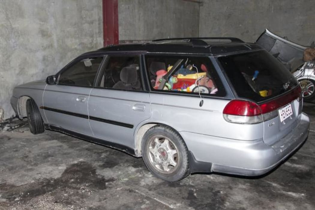 The car seized by police.