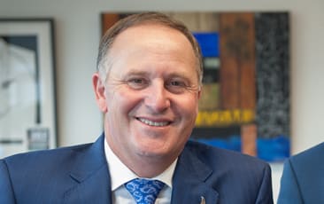 Prime Minister John Key, left, and Clutha-Southland MP Todd Barclay