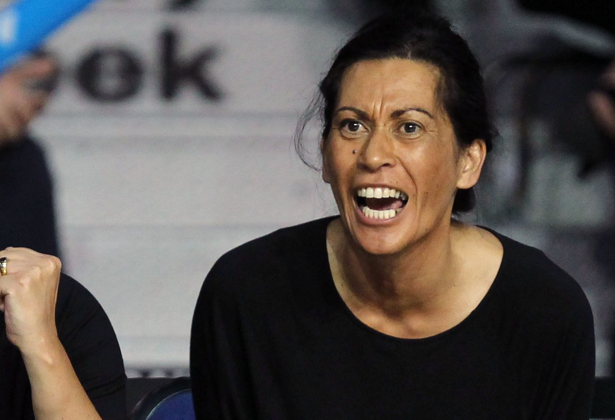 Netball coaches Margaret Foster and Noeline Taurua.