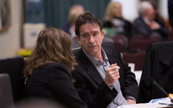 John Watson at a Council meeting about the Unitary Plan. 10 August 2016.