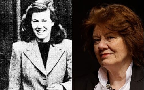 Teenage killer, Juliet Hulme who became a famous crime writer under the name Anne Perry