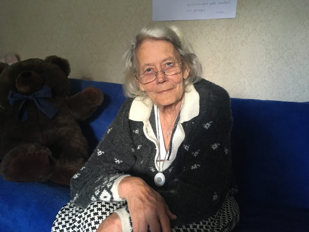 Ailsa Warburton's only income is superannuation. She saves money by only using the microwave to cook and keeping the hot water turned off half the time.