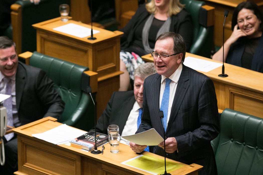 National's Murray McCully gives his valedictory speech to the House.