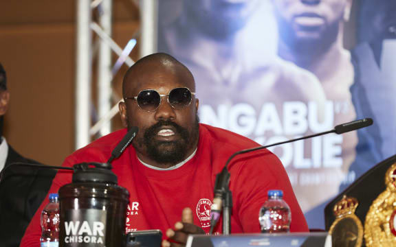 British heavyweight boxer Derek Chisora.
