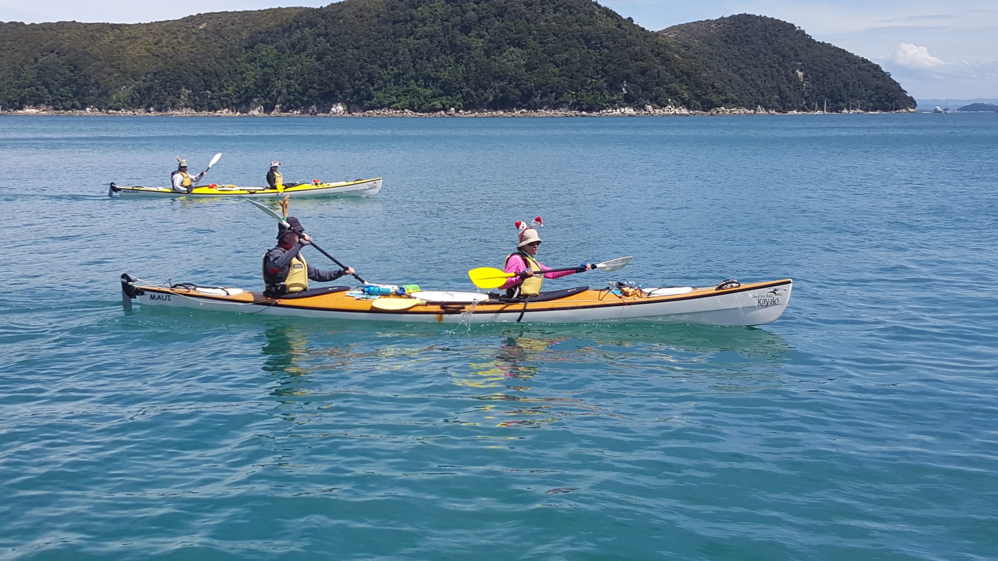 About three-quarters of tourists who come to Abel Tasman National Park are day visitors