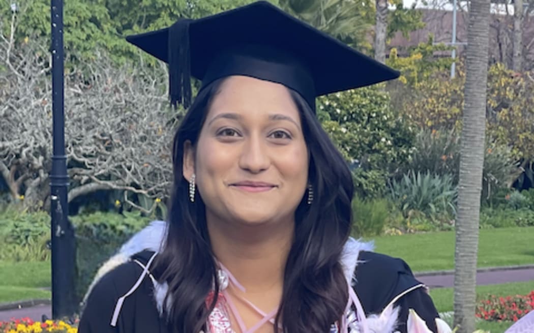 Doctor student at the University of Auckland Charlene D'Silva, who is also involved in community psychology research.