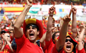 Spanish football fans.