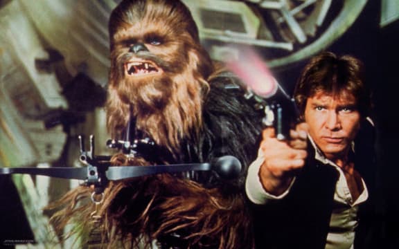 Han Solo and Chewbacca