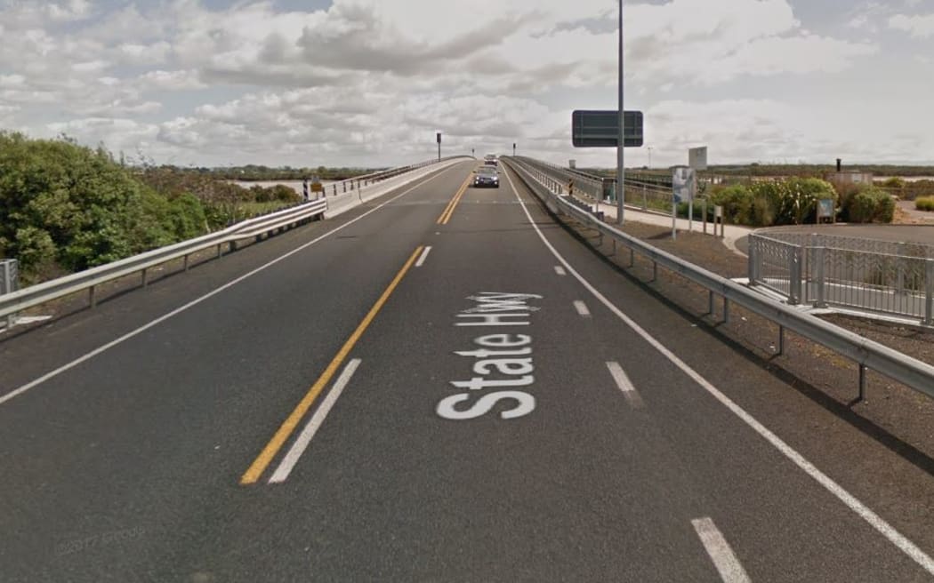 Kopu Bridge on State Highway 25.