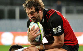 Crusaders and All Black lock Sam Whitelock.