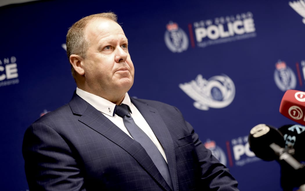 Detective Inspector Glenn Baldwin speaks to media about a homicide investigation underway in Grey Lynn.