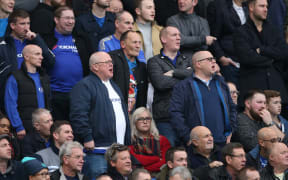 Disgruntled Chelsea supporters in December 2015.
