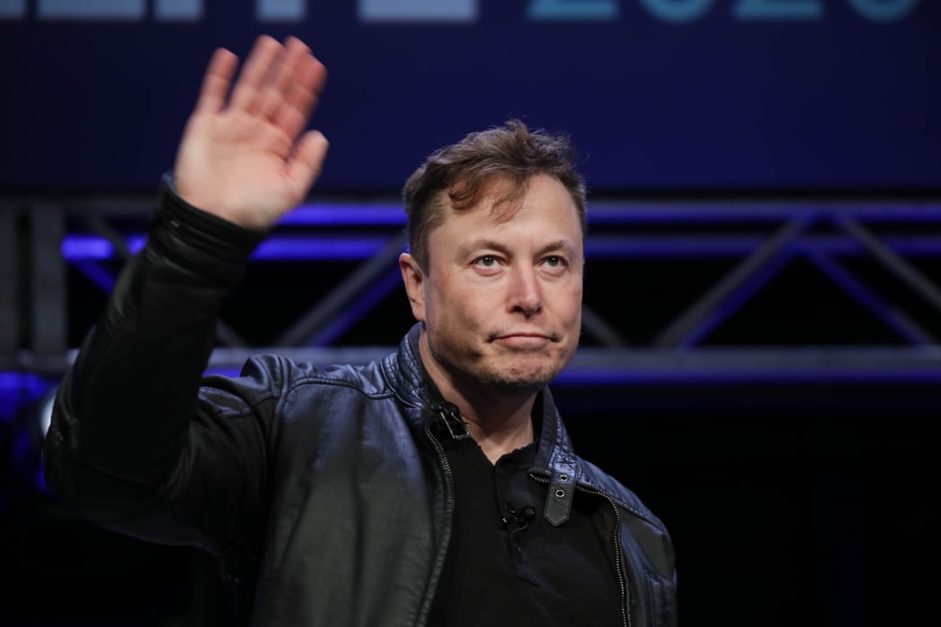 Elon Musk, Founder and Chief Engineer of SpaceX, attends the Satellite 2020 Conference in Washington, DC, United States on March 9, 2020.