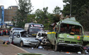 At least four people were killed and 36 were injured when the bus exploded.