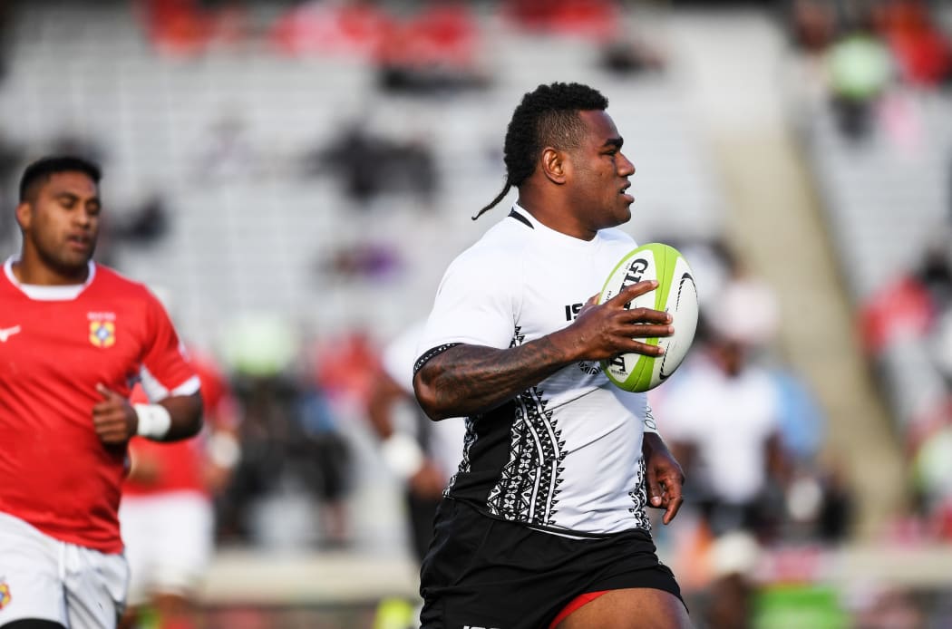 Josua Tuisova scored at the end of a Fijian counter attack