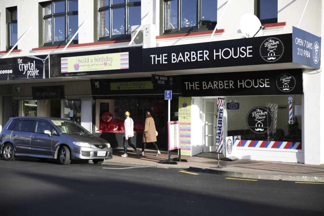 Shops in Petone.