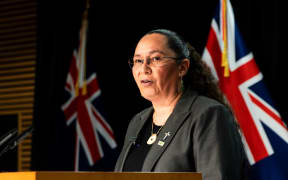 Associate Justice Minister Nicole McKee announcing details of proposed gun law reforms on 11 November 2025.