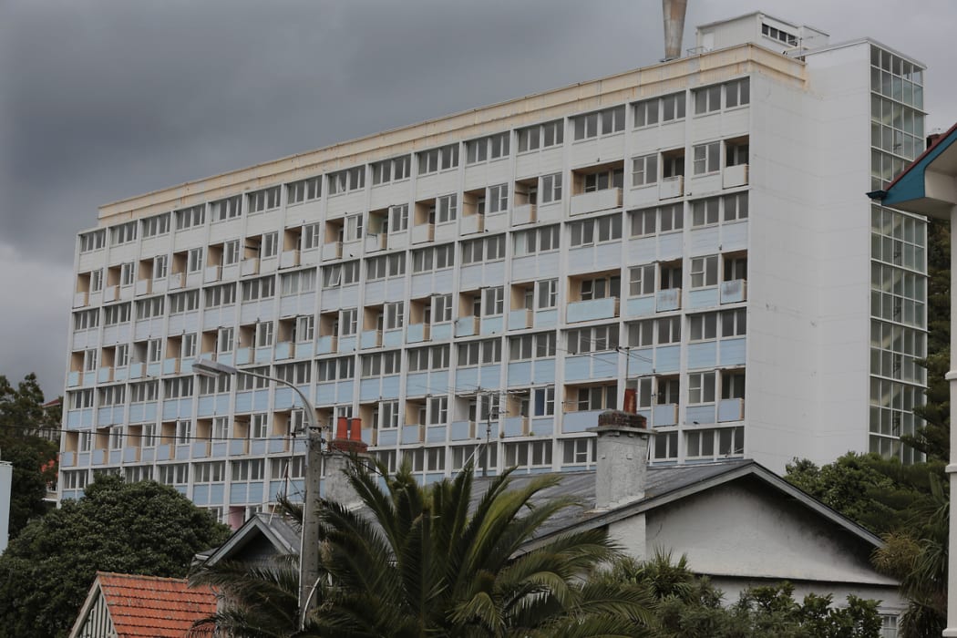 The Gordon Wilson block of flats on The Terrace.