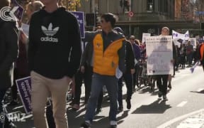 Protests across New Zealand as nurses strike