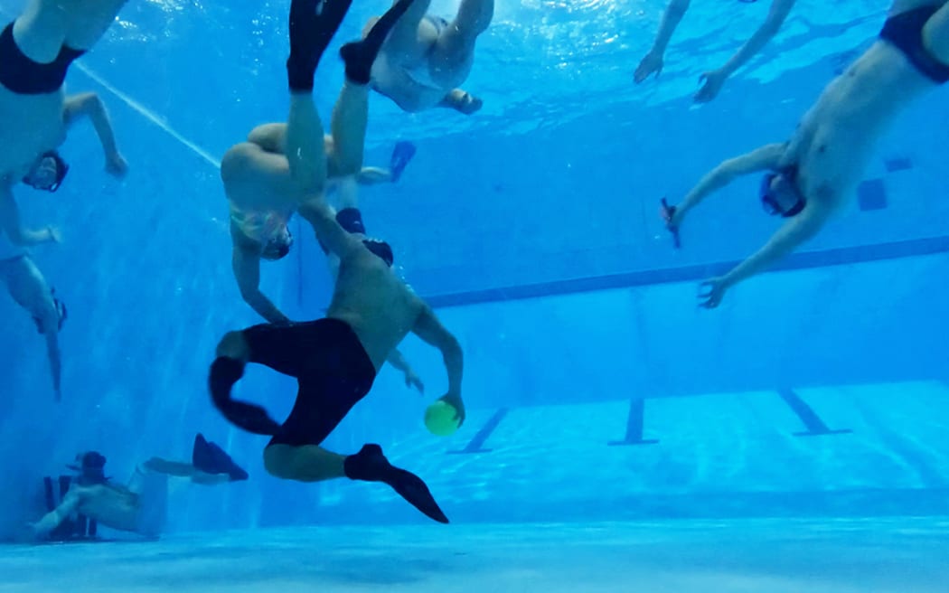 Underwater Rugby is a sport that requires fitness, physicality and spacial awareness.