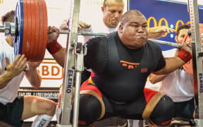 Jezza Uepa, Nauruan powerlifter. Australia 2015