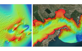NIWA images of the underwater survey of Queen Charlotte Sound and Troy Cahnnel